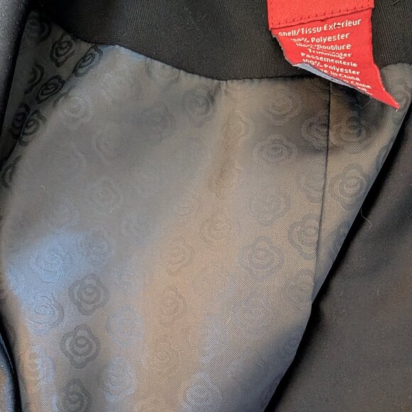 Olsen Europe Tuxedo Blazer Satin Lapel & Buttons Size 8 Tailored Classic - Picture 11 of 11